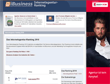 Tablet Screenshot of internetagentur-ranking.de